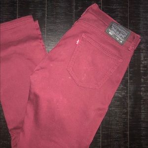 Maroon Levis